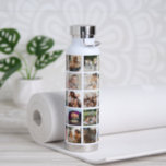 Create Your Own 30 x Photo Collage Square Grid Water Bottle<br><div class="desc">Create your very own Custom Photo Water Bottle using this modern 30 picture square grid template.</div>