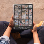 Create your own 30 x Photo collage Yearly Planner<br><div class="desc">Custom 30 photo collage yearly planner. This 30 picture grid organizer is the perfect gift for someone to keep their life in order! Simply customize using the template provided and upload thirty of your favorite photos.</div>