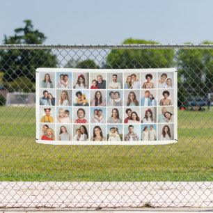 Create Your Own 32 Photo Collage Banner