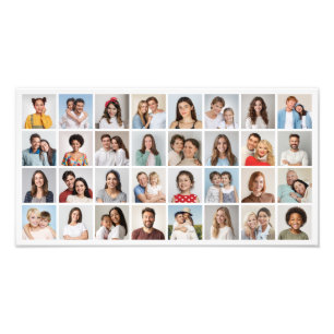 Create Your Own 32 Photo Collage Photo Enlargement Print