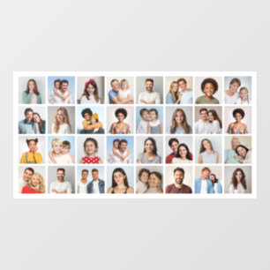 Create Your Own 32 Photo Collage Wall Decal