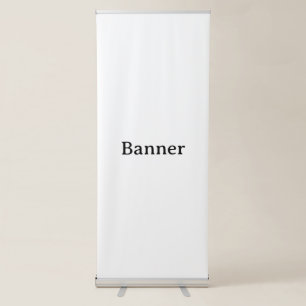 Create Your Own 33" x 84" Vertical Retractable Banner