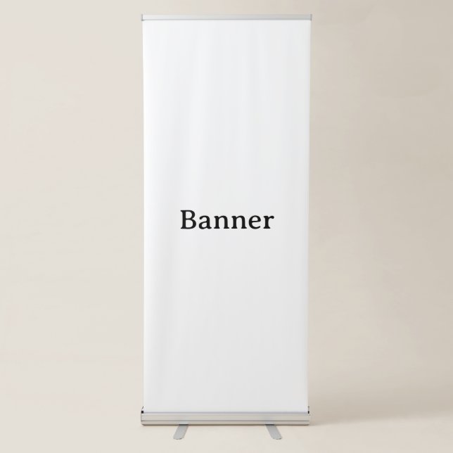 Create Your Own 33" x 84" Vertical Retractable Banner (Front)