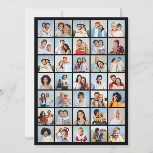 Create Your Own 35 Photo Collage (Front)