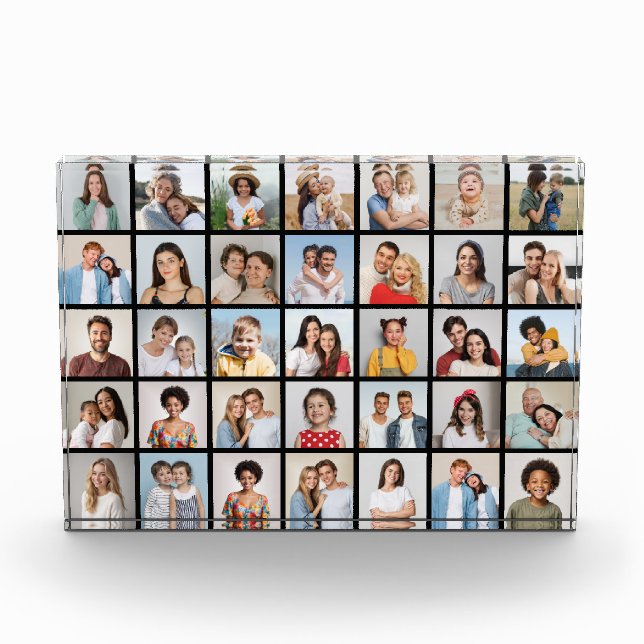 Create Your Own 35 Photo Collage Block (Front)