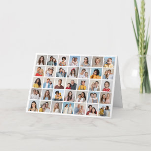 Create Your Own 35 Photo Collage Card
