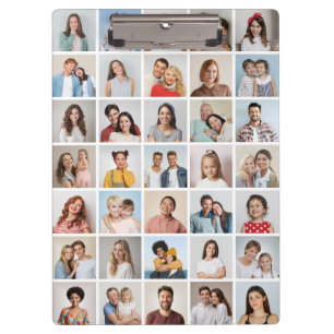 Create Your Own 35 Photo Collage Clipboard