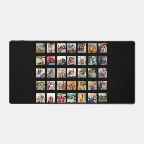 Create Your Own 35 Photo Collage Desk Mat
