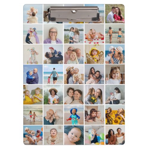 Create Your Own 35 Photo Collage Editable Color Clipboard