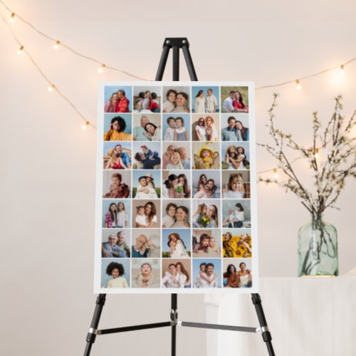 Create Your Own 35 Photo Collage Editable Color Foam Board