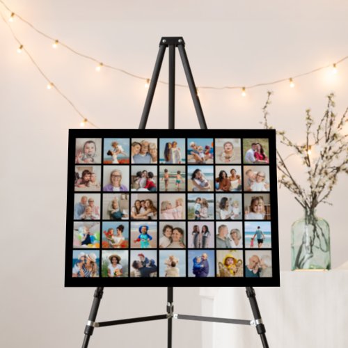 Create Your Own 35 Photo Collage Editable Color  Foam Board