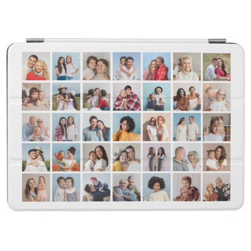 Create Your Own 35 Photo Collage Editable Color iPad Air Cover