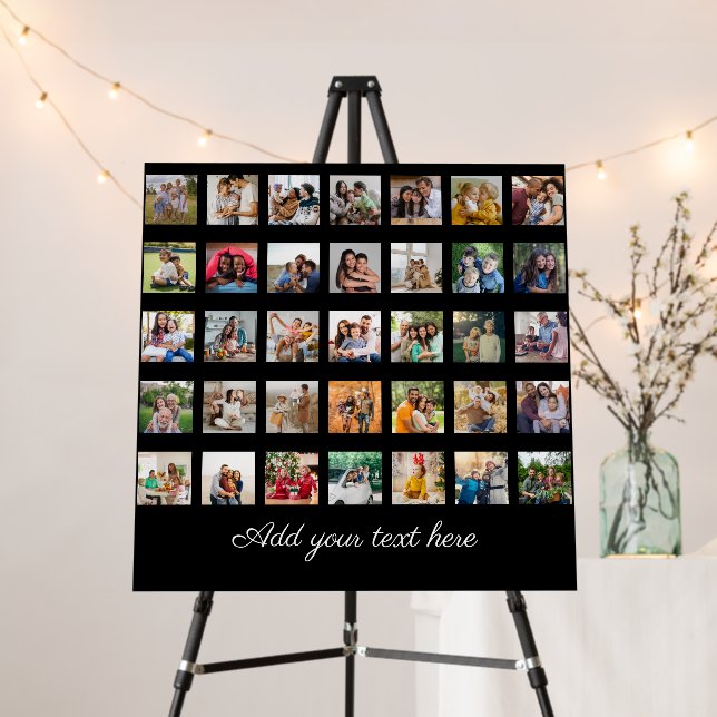 Create Your Own 35 Photo Collage Foam Board (In Situ (Stand))