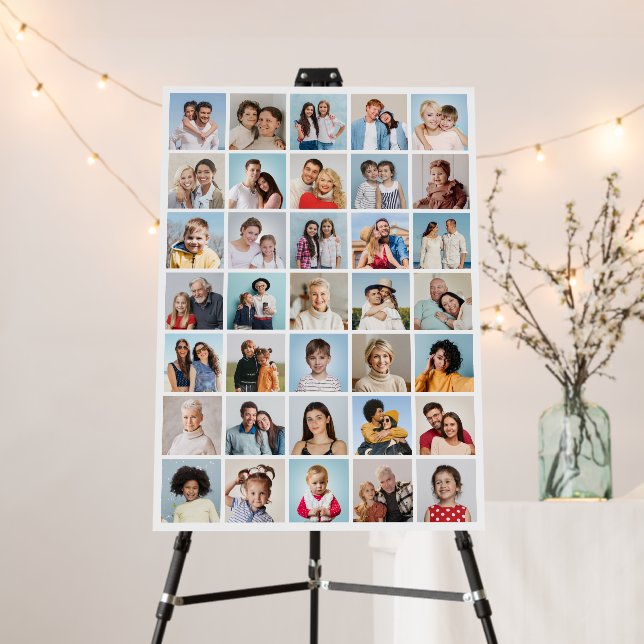 Create Your Own 35 Photo Collage  Foam Board (In Situ (Stand))