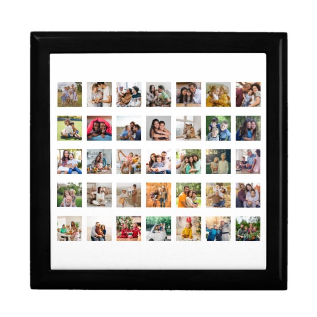 Create Your Own 35 Photo Collage Gift Box (Front)