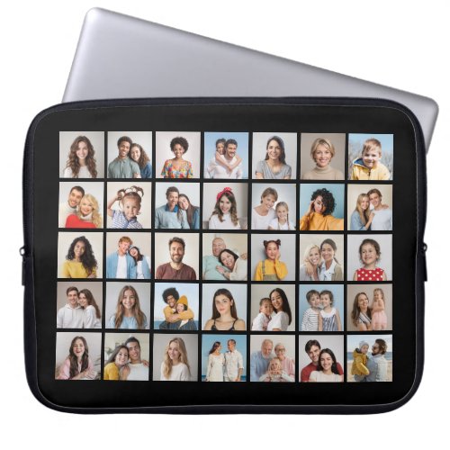 Create Your Own 35 Photo Collage Laptop Sleeve