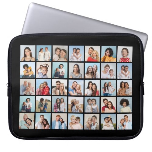 Create Your Own 35 Photo Collage Laptop Sleeve