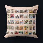 Create Your Own 35 Photo Collage Throw Pillow<br><div class="desc">Craft a personalized masterpiece with our "Create Your Own 35 Photos Collage." This unique and customizable gift idea allows you to curate a collage of cherished memories, transforming them into a heartfelt and visually stunning composition. Whether it's for birthdays, anniversaries, or any special occasion, this collage captures the essence of...</div>