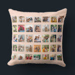 Create Your Own 35 Photo Collage Throw Pillow<br><div class="desc">Craft a personalized masterpiece with our "Create Your Own 35 Photos Collage." This unique and customizable gift idea allows you to curate a collage of cherished memories, transforming them into a heartfelt and visually stunning composition. Whether it's for birthdays, anniversaries, or any special occasion, this collage captures the essence of...</div>