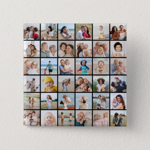 Create Your Own 36 Photo Collage Button