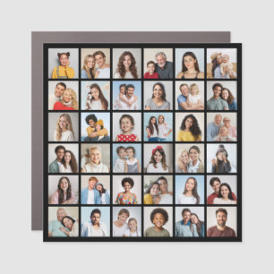 Create Your Own 36 Photo Collage Car Magnet
