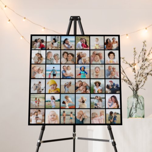 Create Your Own 36 Photo Collage Foam Board