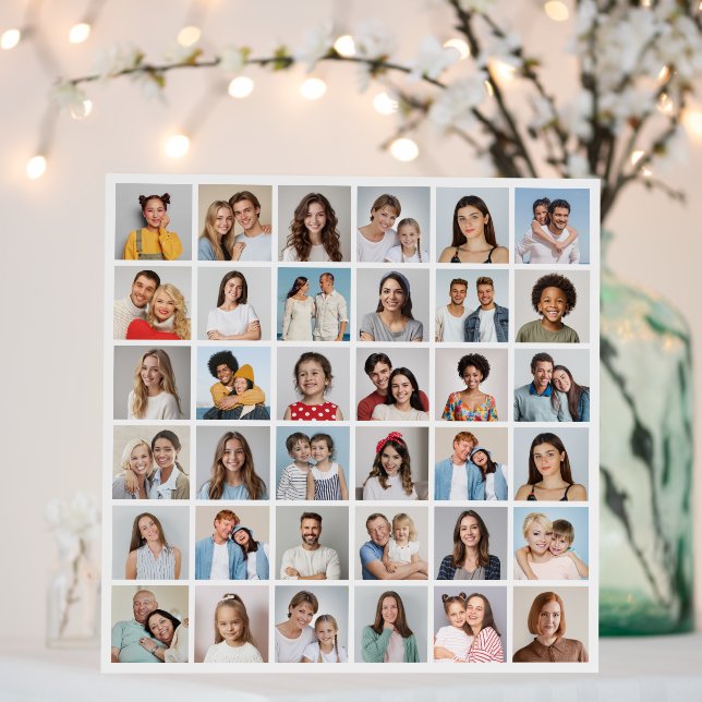 Create Your Own 36 Photo Collage Foam Board (In Situ (Wedding))