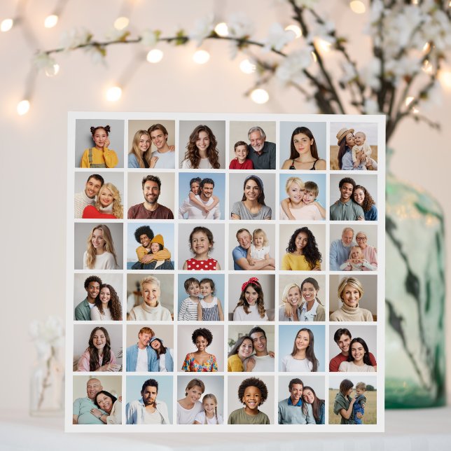 Create Your Own 36 Photo Collage Foam Board (In Situ (Wedding))