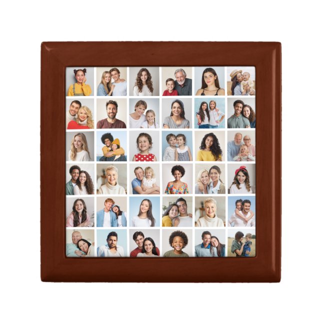Create Your Own 36 Photo Collage Gift Box (Front)