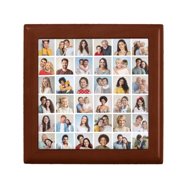 Create Your Own 36 Photo Collage Gift Box (Front)