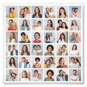 Create Your Own 36 Photo Collage Photo Enlargement Print