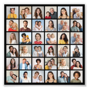Create Your Own 36 Photo Collage Photo Enlargement Print