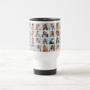Create Your Own 36 Photo Collage Travel Mug