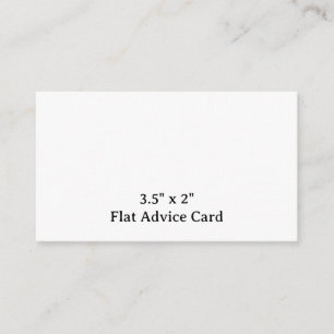Create Your Own 3.5"x2" Advice Card With Envelopes