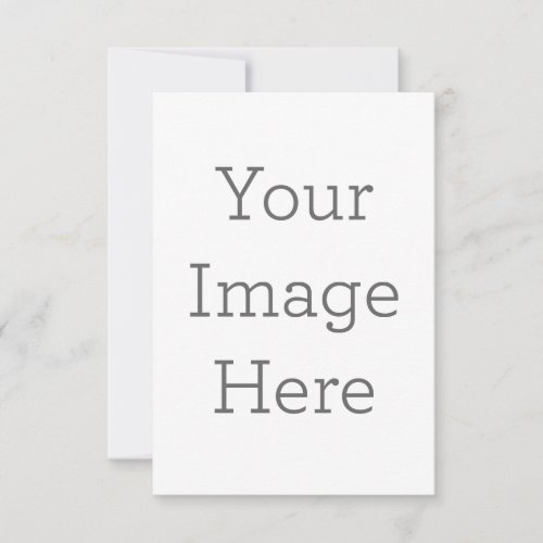 Create Your Own 35x5 Matte Card With Envelope