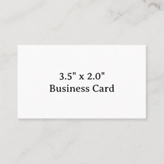 Create Your Own 3.5" x 2.0"  Business Card