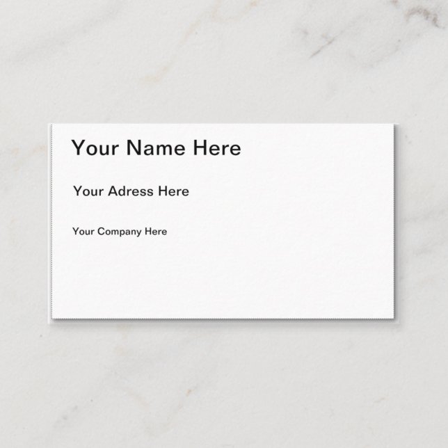 Standard, 3.5" x 2.0" Business Card (Front)