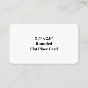 Create Your Own 3.5" x 2.0" Rounded Matte Card