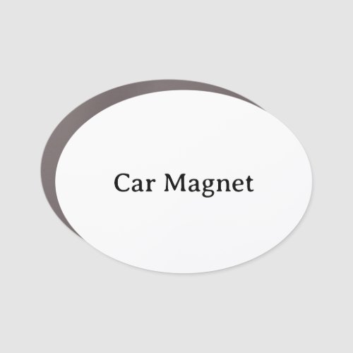 Create Your Own 3.5" x 2.5" Oval Car Magnet