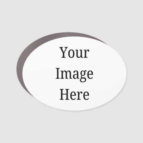 Create Your Own 3.5" x 2.5" Oval Car Magnet