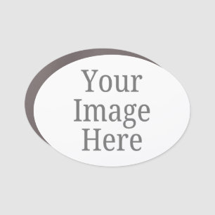  Create Your Own 3.5" x 2.5" Oval Car Magnet