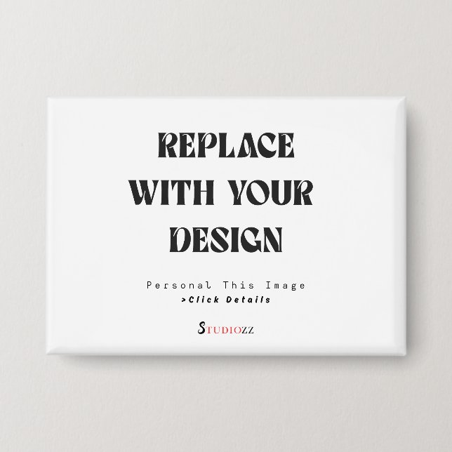 Create Your Own 3.5" x 2.5" Rectangle Button (Front)