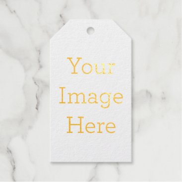 Create Your Own 3.5" x 2" Matte Foil Gift Tag