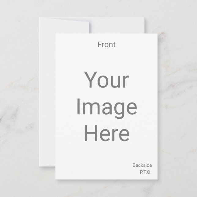 Create Your Own 3.5" x 5" Front and Back RSVP Card (Front)