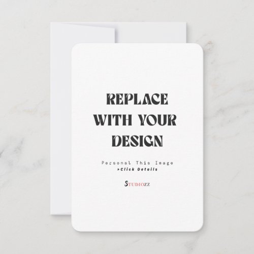 Create Your Own 3.5" x 5" Wedding Invitation