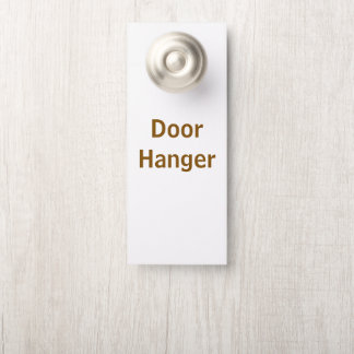 Create Your Own 3.5" x 8.5" Door Hanger