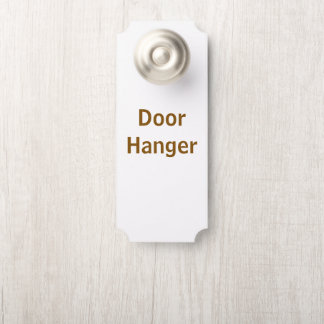 Create Your Own 3.5" x 8.5" Door Hanger