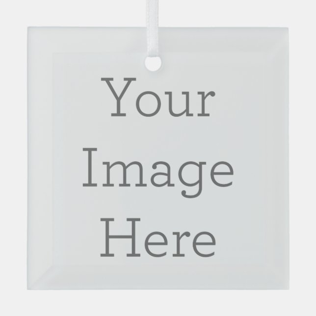 Glass Square Ornament (Front)