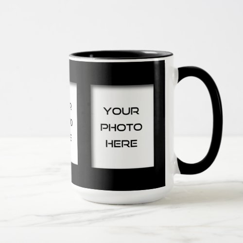Create_Your_Own 3_Photo Classic Coffee Mug Black