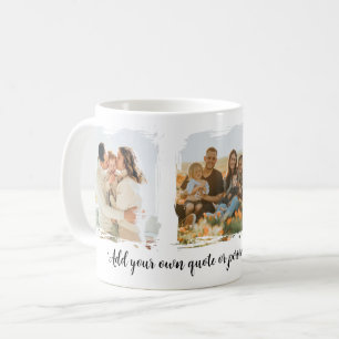Create Your Own 3 Photo Coffee Mug